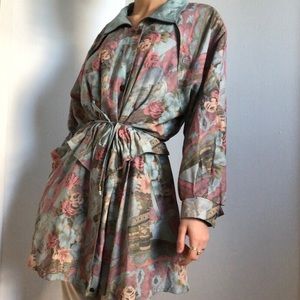✰ unique pastel floral coat ✰